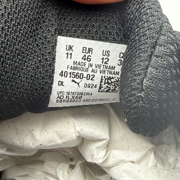 PUMA Mens Inhale Sneakers US 12 EU 46 Black Red Athletic Shoes NIB - Picture 12 of 12